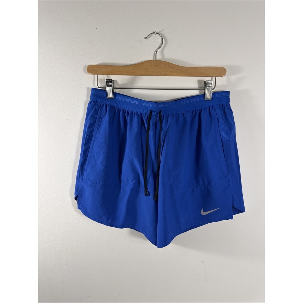 Nike Men's Size Medium Solid Blue Flex Stride 7" Inseam Lined Activewear Shorts